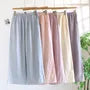 High Waist Plain Pajama Pants
