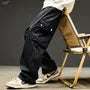 Mid Rise Plain Wide Leg Cargo Pants