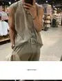 Plain Tank Top / Sweatpants