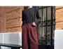 Mid Rise Wide Leg Pants