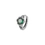 Sterling Silver Rhinestone Huggie Earring / Set