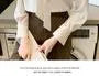 Long-Sleeve Scarf Collar Plain Blouse