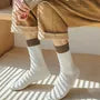 Two Tone Ribbed Socks