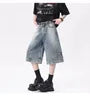 Mid Rise Washed Panel Jorts