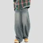 Mid Waist Washed Baggy Jeans