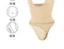 Maternity Halter Neck Plain Perforated Open Back Bodysuit