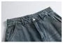 Washed Denim Jorts