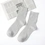 Ribbed Plain Socks