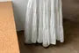 High Waist Plain Maxi A-Line Skirt