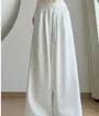 Drawstring Waist Plain Baggy Sweatpants