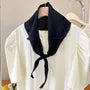 Plain Triangle Cotton Scarf