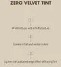 Zero Velvet Tint 2020 F/W Series - 4 Colors