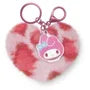 Sanrio Character Heart Shape Fur Bag Charm