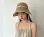 Contrast Trim Perforated Sun Hat