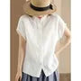 Short-Sleeve Plain Shirt
