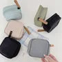 Plain Nylon Sanitary / MakeUp Pouch