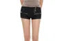 Low Waist Asymmetrical Denim Hot Pants