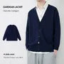 V-Neck Plain Cardigan
