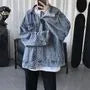 Single Breasted Fleece Lined Denim Jacket