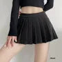 Mid Rise Pleated Mini Skirt