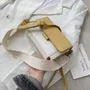 Flap Color Block Crossbody Bag