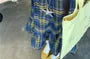 Spaghetti Strap Plaid Ruffle Mini A-Line Dress