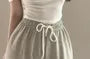 Short-Sleeve Crew Neck Plain Crop T-Shirt