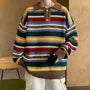 Striped Polo Sweater