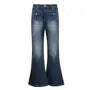 Low Waist Washed Vintage Bootcut Jeans