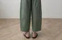 Drawstring Waist Loose-Fit Pants
