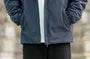 Plus Size Hooded Plain Puffer Jacket