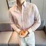 Long-Sleeve Tie Dye Button-Up Shirt