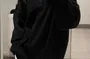 Long-Sleeve Plain Knit Polo Top