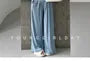 High Waist Plain Wide Leg Pants