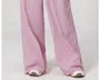 Elastic Waist Plain Wide Leg Sweatpants