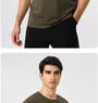 Short-Sleeve Crew Neck Plain Sports T-Shirt