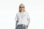 Unisex Washed Denim Jorts with Rhinestone