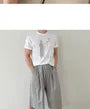 Drawstring-Waist Cotton Jorts