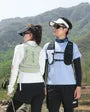 Drawstring Mesh Panel Nylon Outdoor Backpack