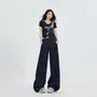 Baggy Denim Jumper Pants (Various Designs)