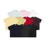 Short-Sleeve Crew Neck Plain T-Shirt