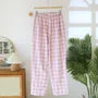 Drawstring Waist Plaid Pajama Pants