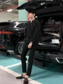 Long-Sleeve Plain Button-Up Shirt