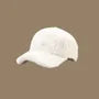 Plain Faux Fur Baseball Cap