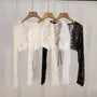Plain Ruffle Lace Bolero