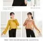 Long-Sleeve Sheer Dance Top