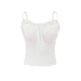 Bow Padded Panel Lace Cami Top