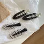 Polka Dot Acetate Hair Clip