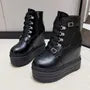 Hidden Wedge Platform Short Boots