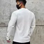 Long-Sleeve Round Neck Plain T-Shirt